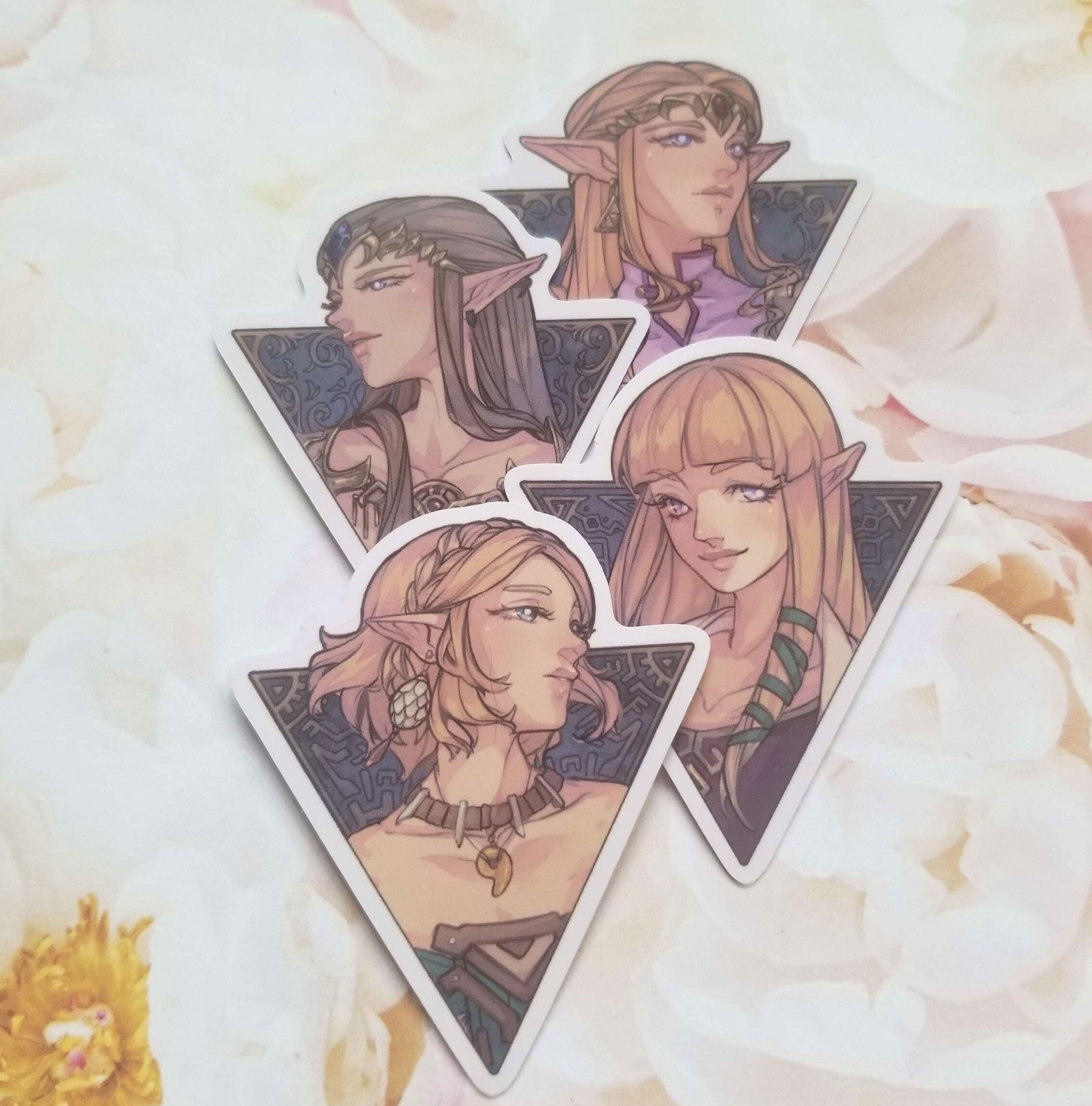 Pegatinas de la princesa Zelda - Etsy México, image size:2268x2297