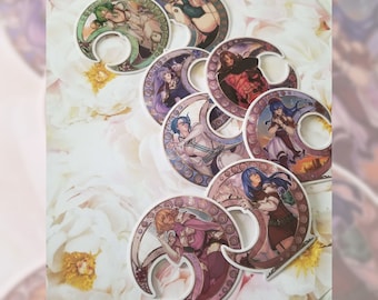 Fire Emblem Princess Stickers Batch 5 and 6