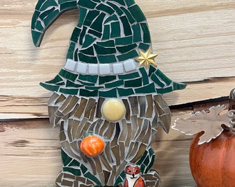 DIY Harvest Fox Gnome Mosaic Kit