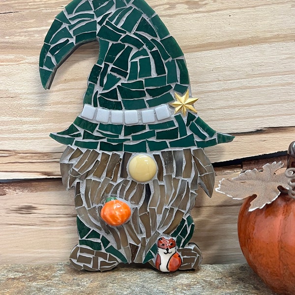 DIY Harvest Fox Gnome Mosaic Kit