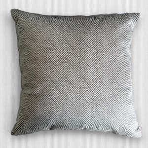 Minimal Textured Grey Cushion Cover – Soft Geometric Weave