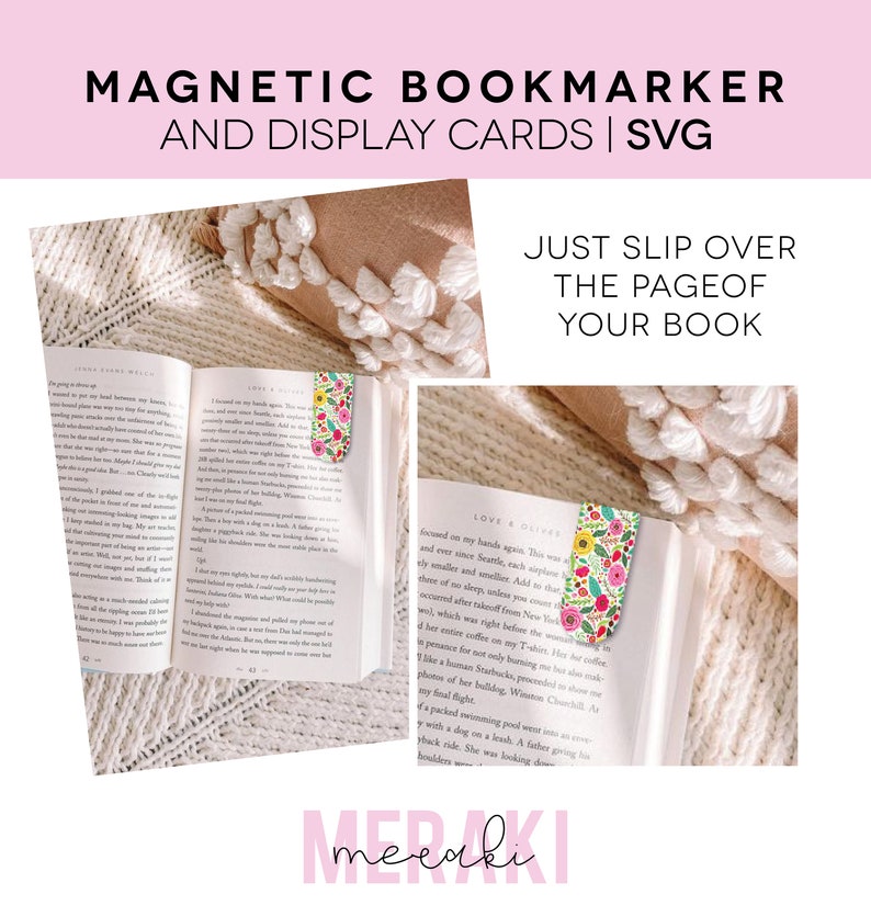 Bookmark SVG, Page Keeper Template, Book Lover Gift, DIY