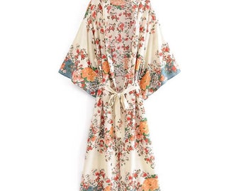 etsy floral robe