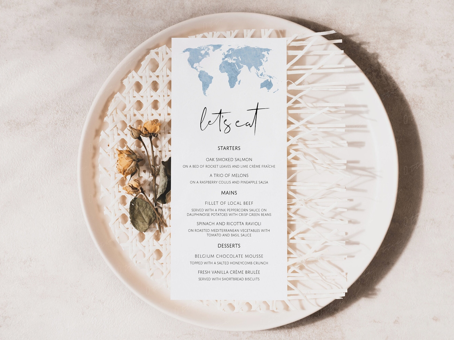 Travel Destination Menu Travel Themed Wedding Menu Card | Guest Wedding Menu | Destination ...