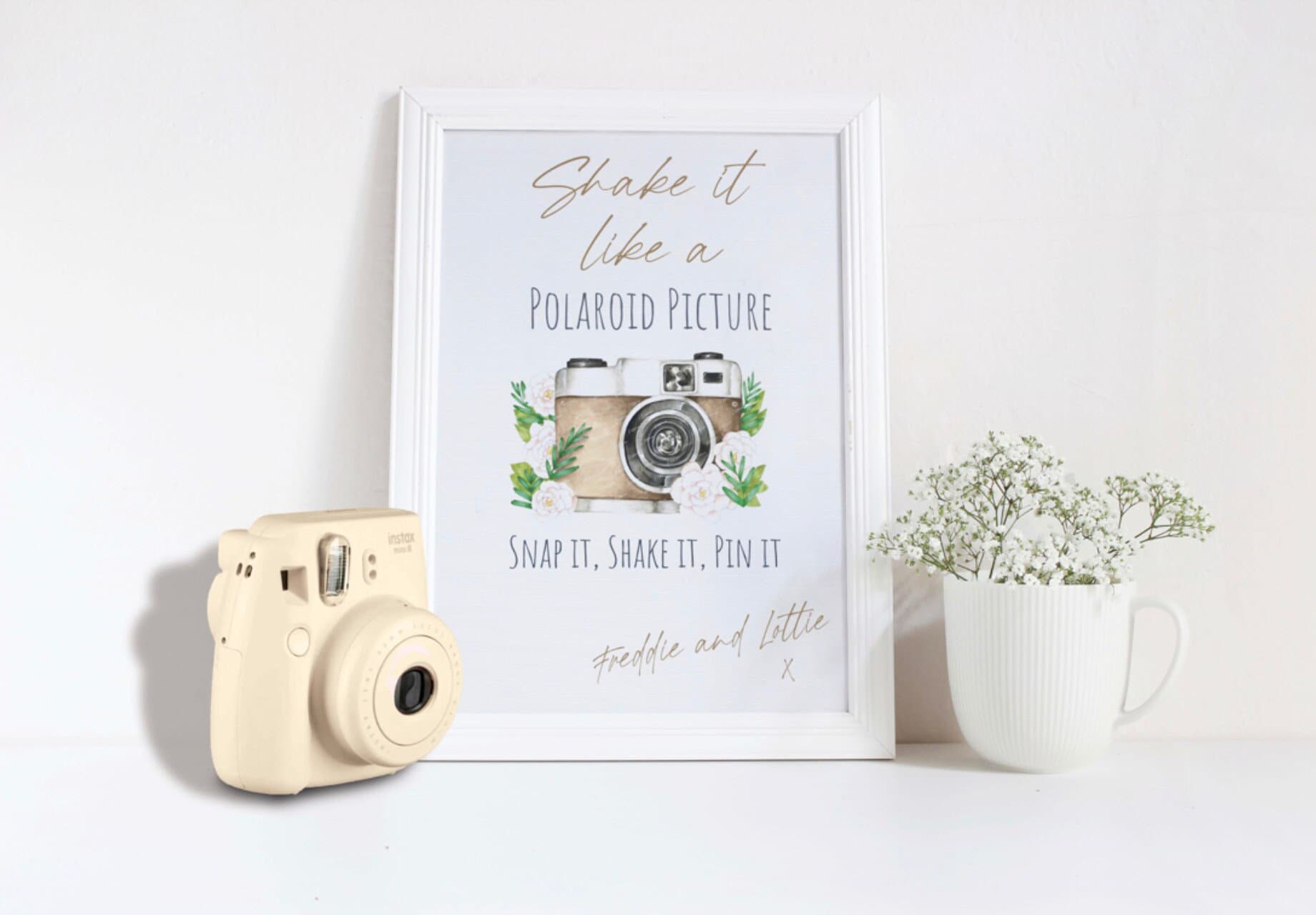 Buy SIGNS Polaroid Guest Book Funny Rustic Wedding Funny Wooden Wedding  Funny Shake It Like A Polaroid Picture Wedding Guest Book Online at  desertcartEcuador