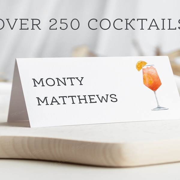 Table Setting Name Cards Etsy