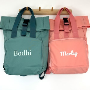 Sac à dos personnalisé à enroulement pour enfants - Parfait pour l'école, la crèche, la maternelle, les vacances et les sorties