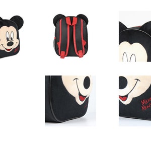 Personalised Mickey Mouse Toddler Backpack - Mickey Face - Disney Days - Disney World Backpack Rucksack