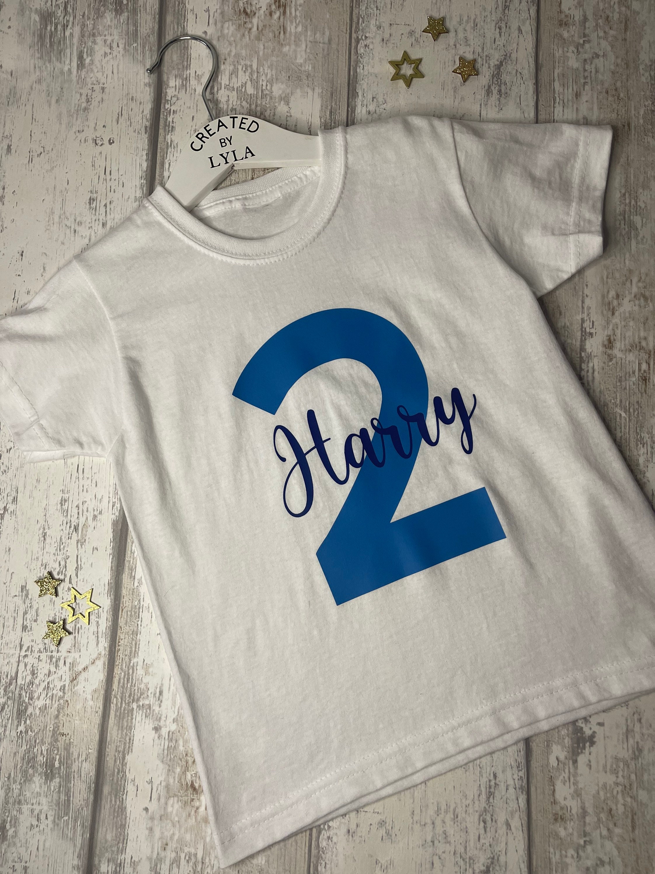 Personalised Birthday Tshirt Keepsake Gift Personalised Birthday Gift