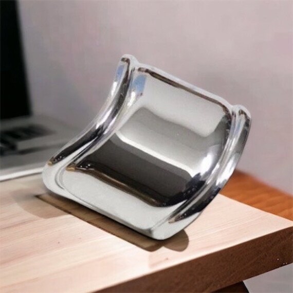 Trinny Inspired Silver Bone Cuff Bracelet. Silver Cuff Bracelet
