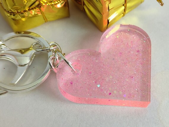 Love pink hotsell keychain