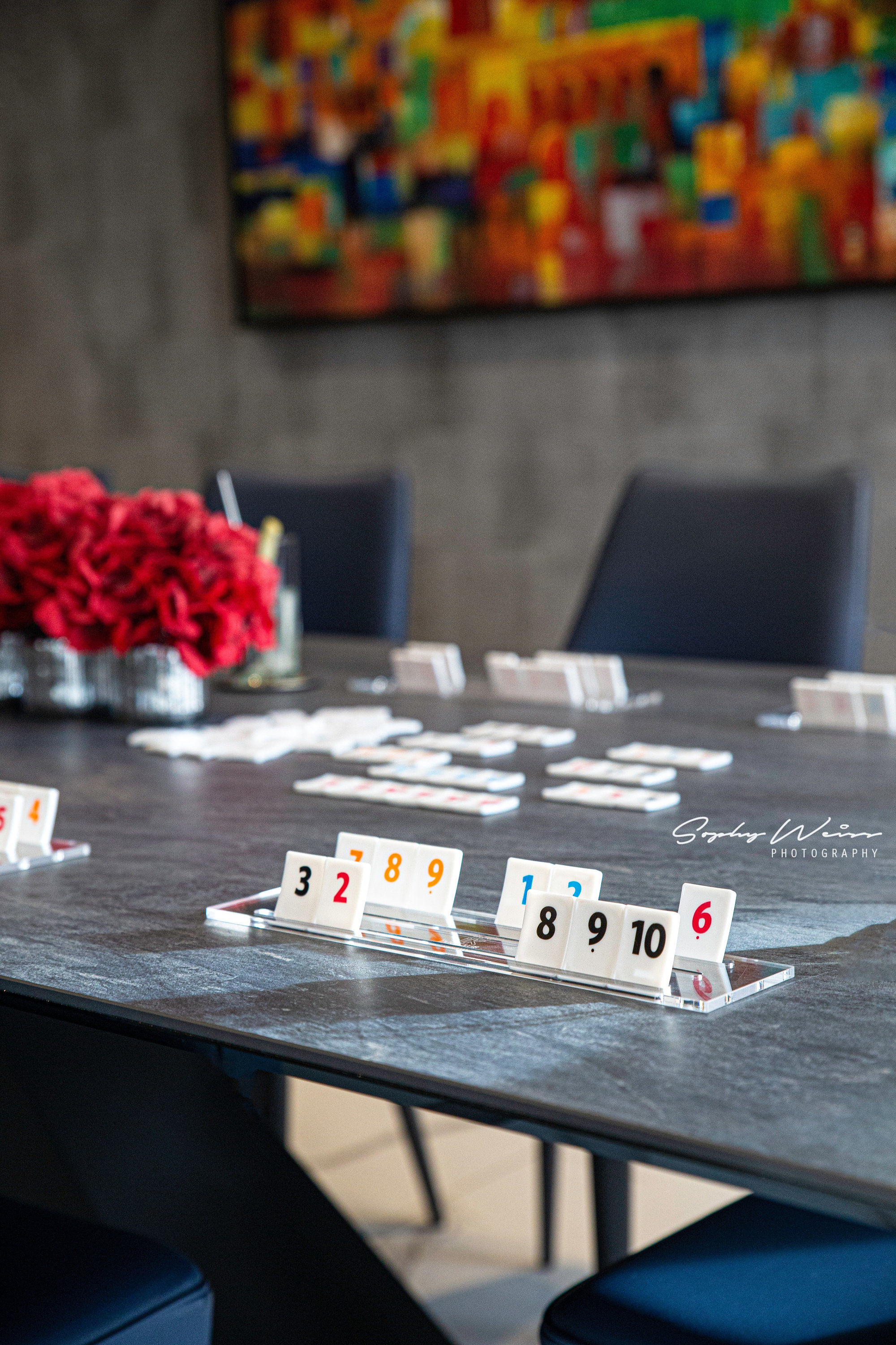 Rummikub Set Acrylic Rummikub Luxury Acrylic Board Game Ornament