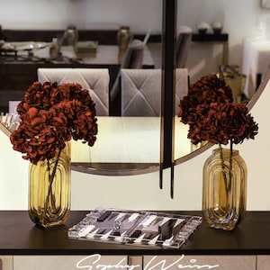 Luxury Acrylic Backgammon Game by Jan Kauf. Connect 4 Noughts and Crosses Jenga Tower Othello Chess Mancala Poker. This Board Game is the perfect Home Décor Christmas Gift Birthday Gift Anniversary Gift Graduation Gift Housewarming Gift Ornament