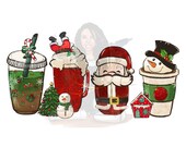 Ready to Press Sublimation Transfer, Christmas Sublimation Transfers, Ready To Press Coffee Cups, Printed Mug Sublimation Transfers
