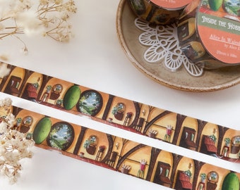 The Hobbit Washi Tape - Inside the Hobbit Hole | Masking Tape, Decorative Tape, Scrapbook Supplies, Stationary supplies