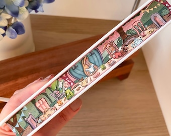 Produktion auf Bestellung* Alice im Wunderland - &quot;&quot;Mad Tea Party&quot;&quot; Originaldesign + Lesezeichen.&quot;