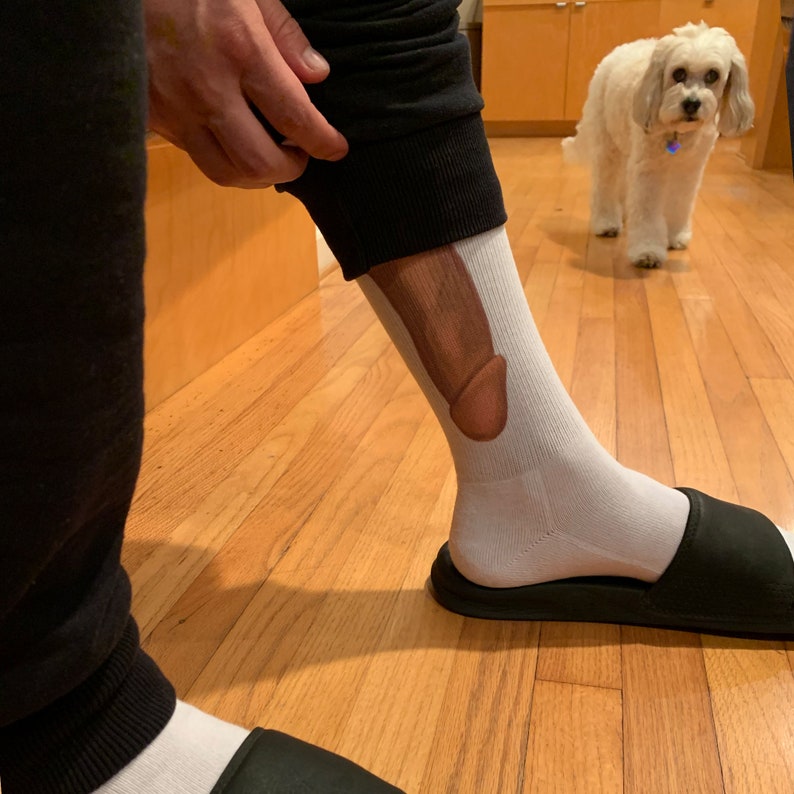 Funny penis socks for men make a great gag gift for any occasion
