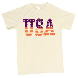 USA T-Shirt, American Flag Tee, USA T Shirt, Silver Machine T-Shirt, Lemmy Tee image 1