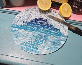 St Michael’s Mount Penzance Trivet chopping board worktop saver