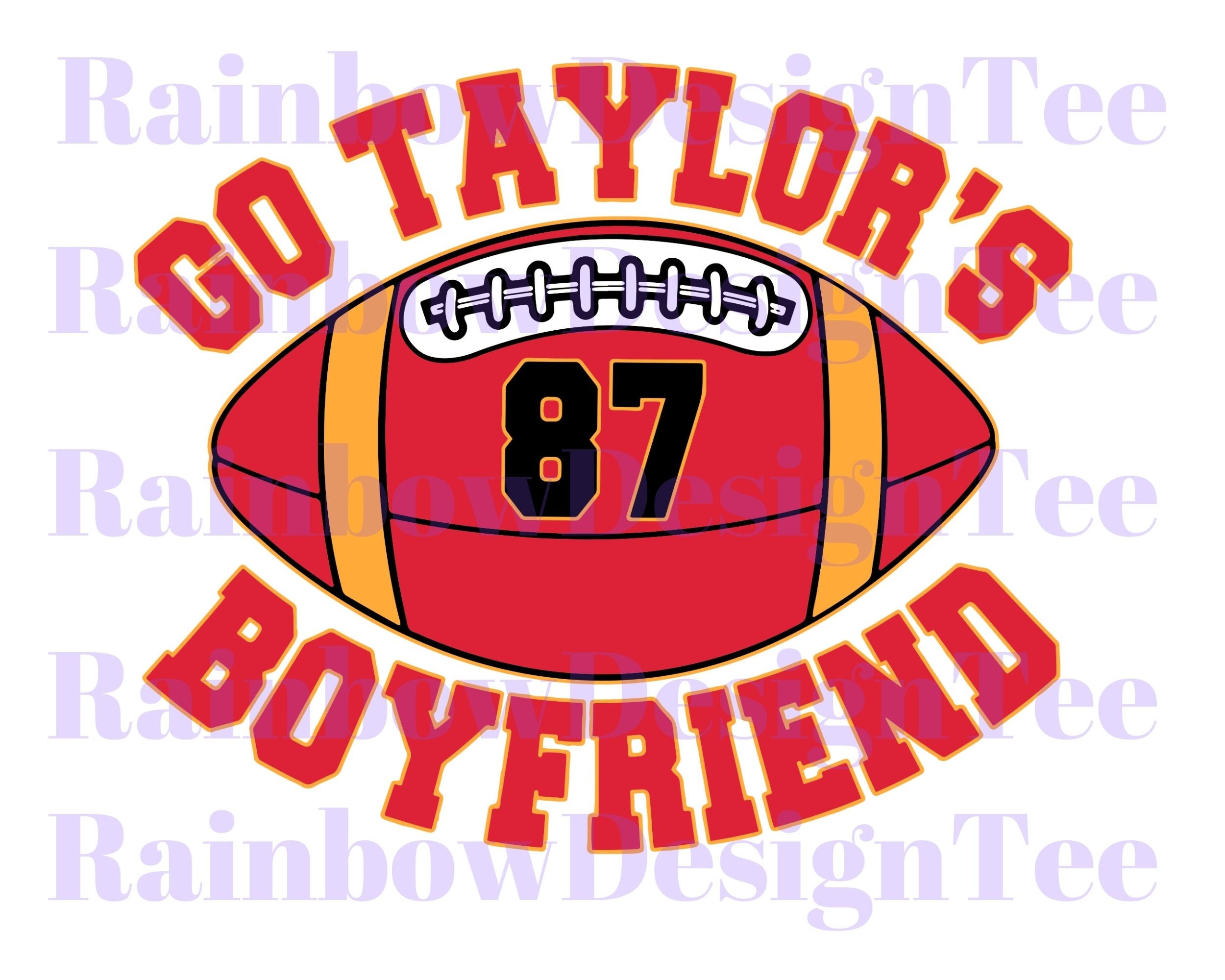 Go Taylor's Boyfriend Png, Game Day Png, Travis Kelce Sweatpng, Funny