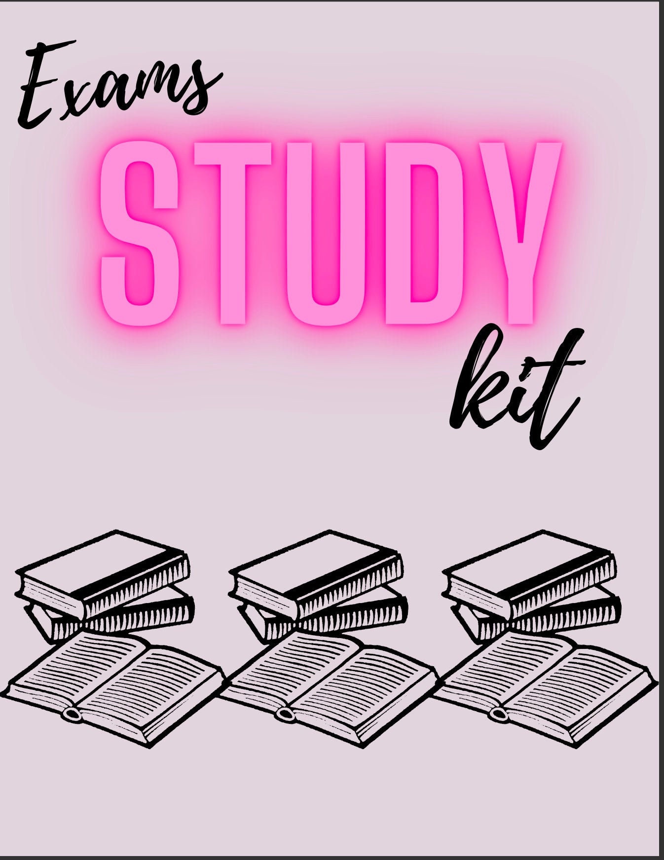 Exam Study Kit Instant download Student Printables Etsy