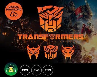 Transformers Rise of the Beasts Vector | Cricut SVG, EPS, PNG (Digital Download)