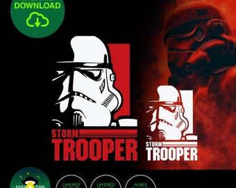 Stormtroopers  Vector | Stencil Cricut SVG, EPS & PNG file ready for download!!