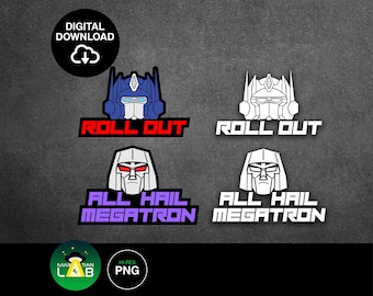 Transformers Insipred Sticker | PNG file ready for download!!