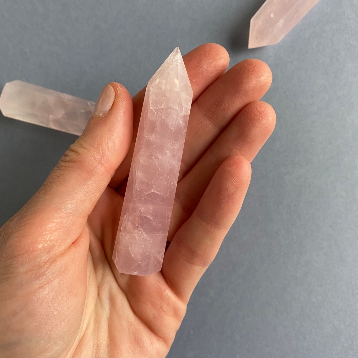 big rose quartz tower