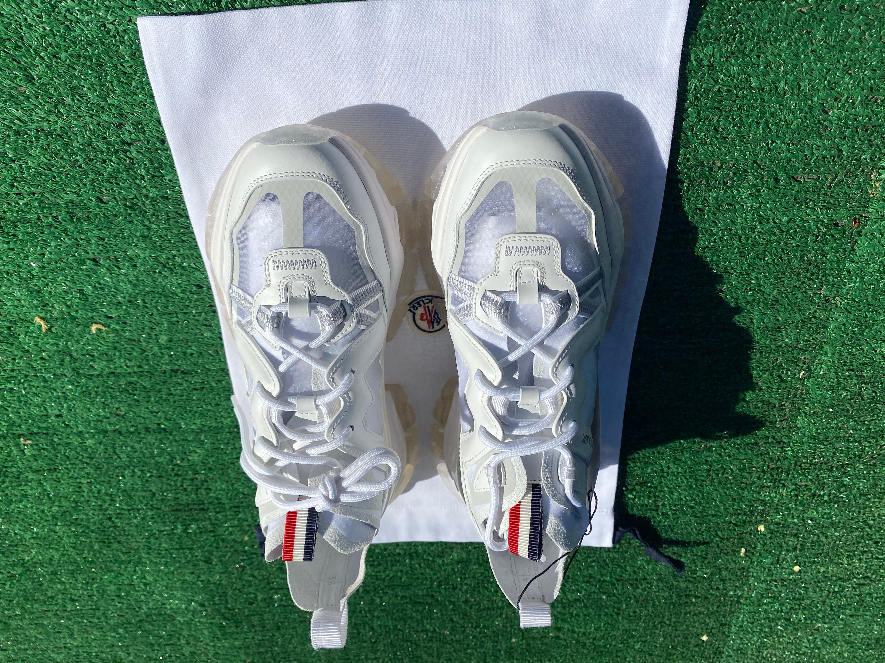 moncler leave no trace sneakers white