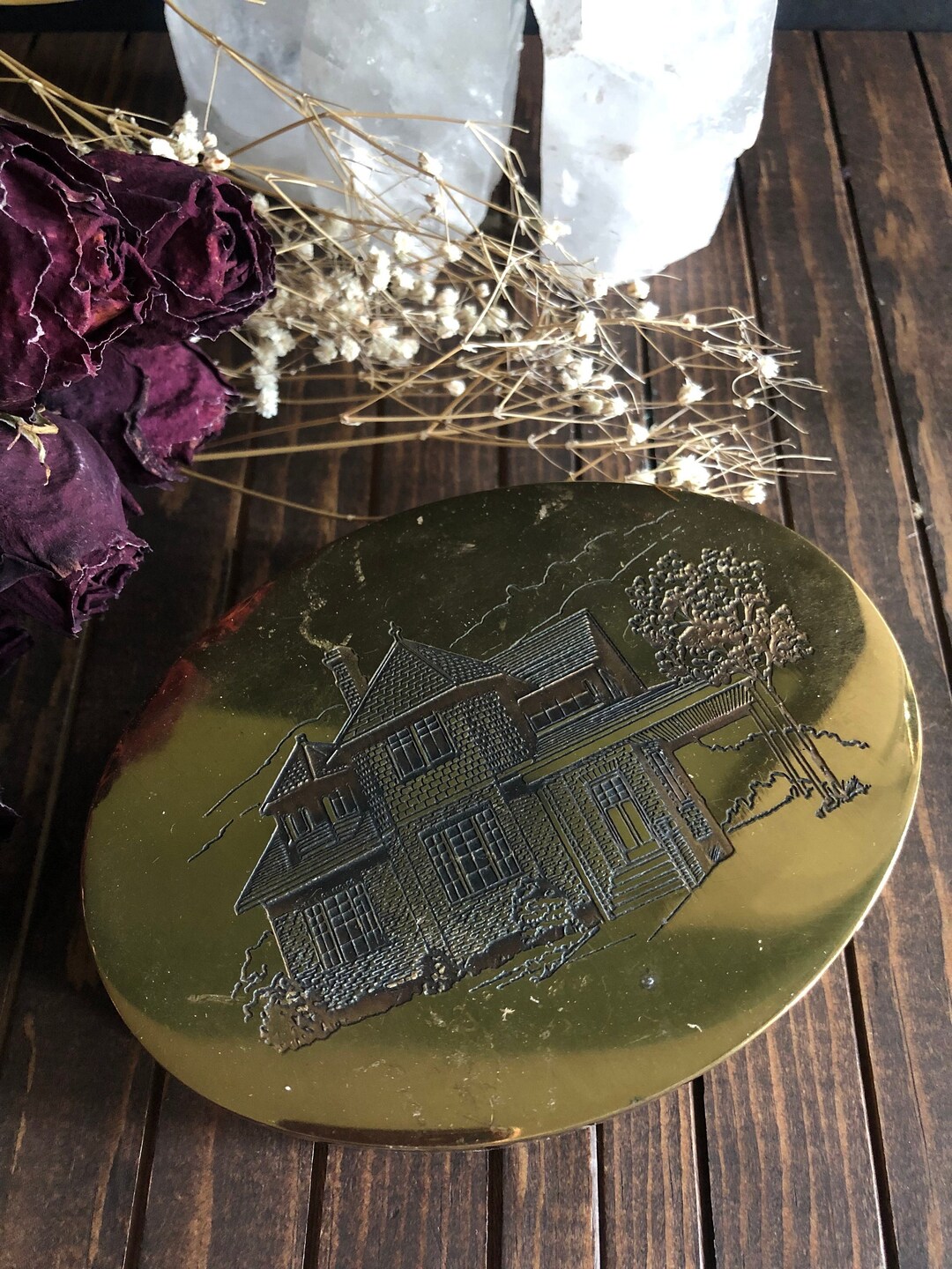 Brass Keepsake Box Vintage Keepsake Brass Box Vintage Jewellery Box