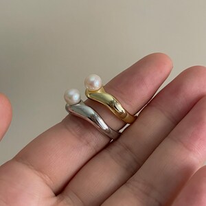 Elena pearl ring