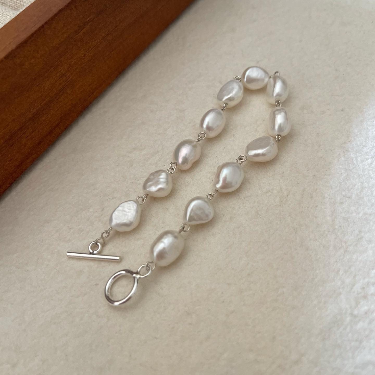 【TATIANA】Pearl and Petit Cubic Ball Chain Bracelet〜2点SET MUSINSA | TATIANA (Set) Pearl and petit cubic ball chain