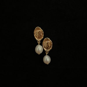 Pearl earrings