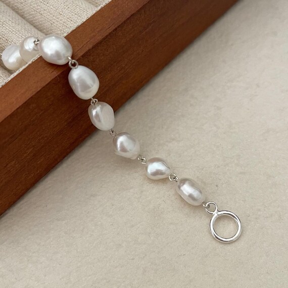 TATIANA☆[Silver925] Berry Beads Link Chain Bracelet Tatiana Bracelet - Etsy