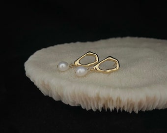 Pearl earrings