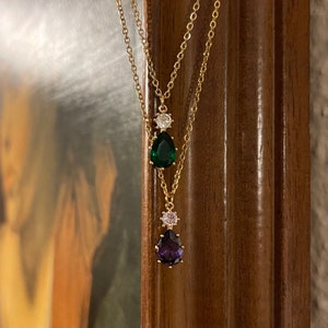 Ophelia Necklace with Zircon