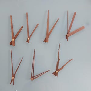 Clock Hands Wood Resin Epoxy Resin Clock Wooden Hands