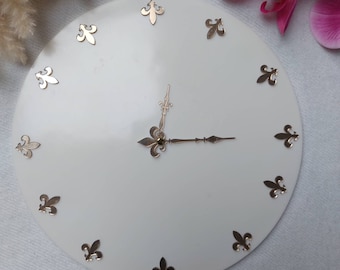 Acrylic Glass Dashes Clock Hands Gold & Silver