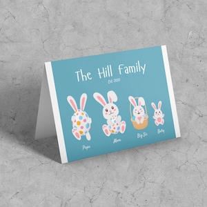 Tarjetas De Felicitación De Pascua Apellido