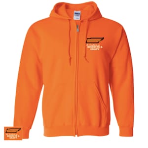 Unisex Full Zip Hoodie - Fun present honoring Tennessee - going-away, moving, appreciation, birthday, retirement, graduation, vacay souvenir