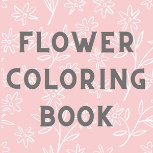 40 Flower Coloring Pages
