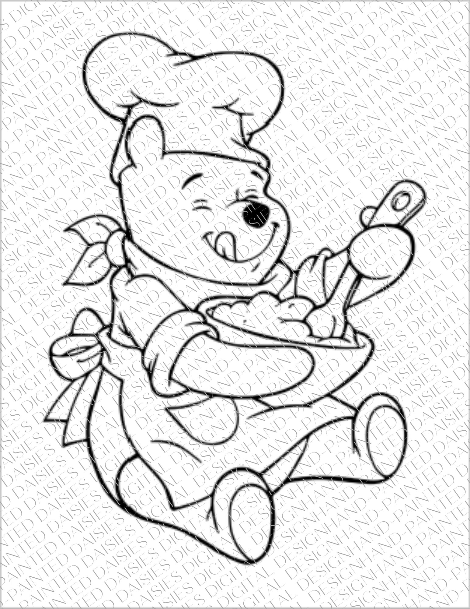 25 Winnie the Pooh Coloring Pages | Etsy UK