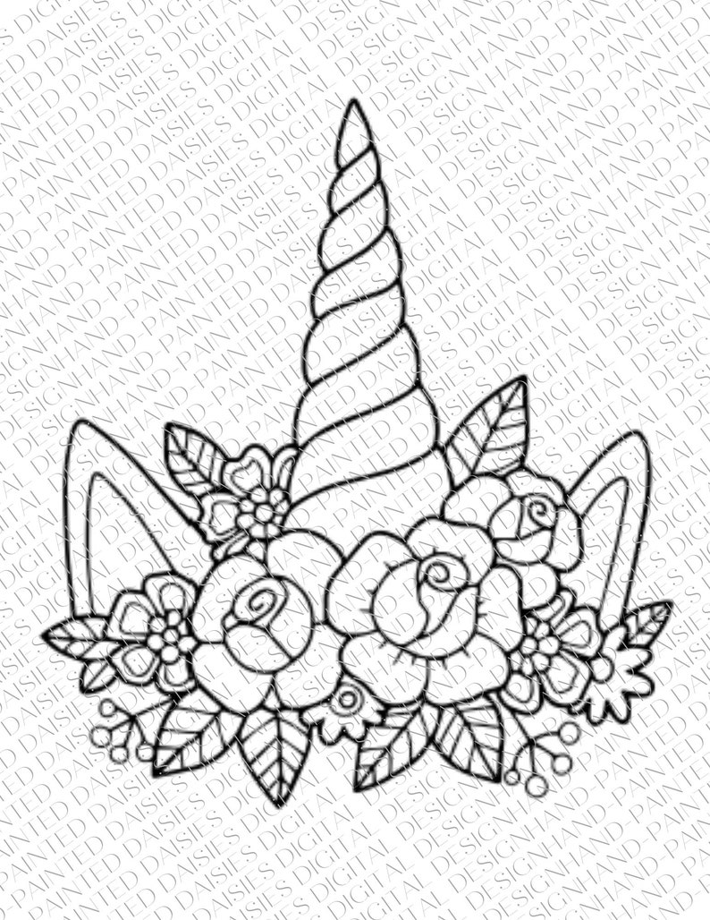 40 Unicorn Coloring Pages image 5