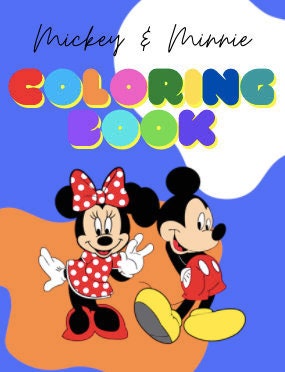 Mickey & Minnie Coloring Book