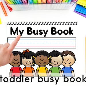 Toddler Busy Book - Spanish and English