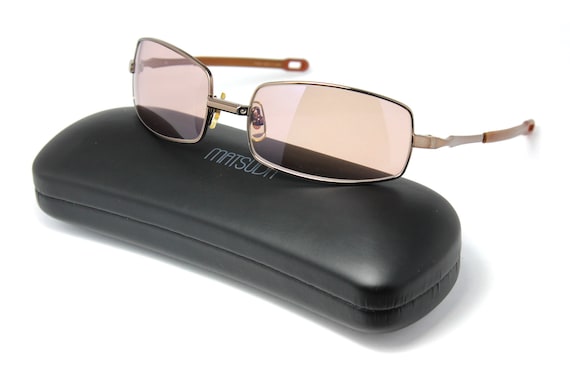 Matsuda vintage -Inspired Brown Tinted Metal Frame Sunglasses Matsuda Official | M3085-i Panto Sunglasses - Hand Made in Japan main image 4