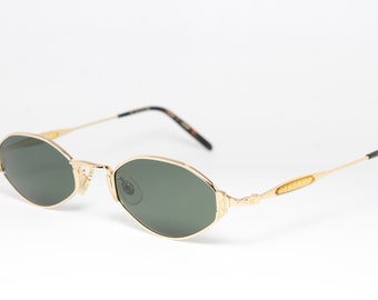 Grenn Lenses MATSUDA 10405 PG Gold Steampunk Rare Unique Original Vintage Sunglasses Lunettes Occhiali Gafas Solglasögon Bril LSE14