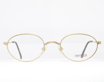 MATSUDA 2854 GP mat goud zeldzame unieke originele vintage brillen frame glazen Occhiali Lunettes Bril Gafas Glasögon LSE16