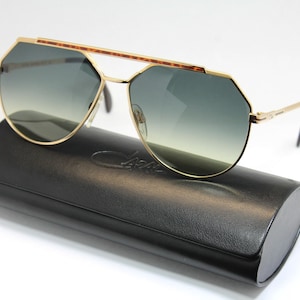 CAZAL 733 97/023 Gold Brown Rare Unique Original Vintage Sunglasses Lunettes Occhiali Bril Solglasögon Gafas LSE17